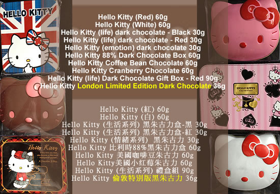 Hello Kitty Chocolate promotion